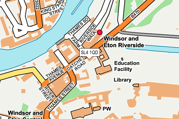 SL4 1QD map - OS OpenMap – Local (Ordnance Survey) SL4 1QD map - OS OpenMap – Local (Ordnance Survey)