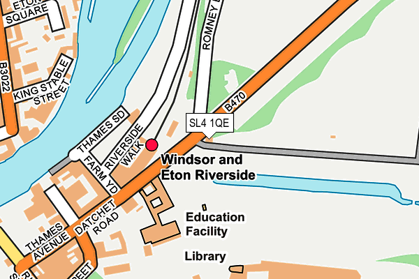 SL4 1QE map - OS OpenMap – Local (Ordnance Survey) SL4 1QE map - OS OpenMap – Local (Ordnance Survey)