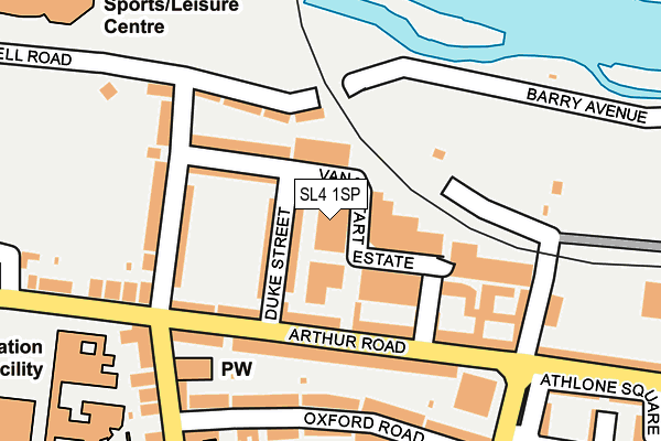 SL4 1SP map - OS OpenMap – Local (Ordnance Survey) SL4 1SP map - OS OpenMap – Local (Ordnance Survey)