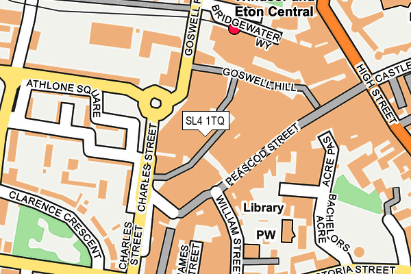 SL4 1TQ map - OS OpenMap – Local (Ordnance Survey) SL4 1TQ map - OS OpenMap – Local (Ordnance Survey)