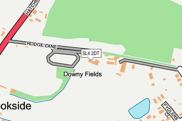 SL4 2DT map - OS OpenMap – Local (Ordnance Survey) SL4 2DT map - OS OpenMap – Local (Ordnance Survey)
