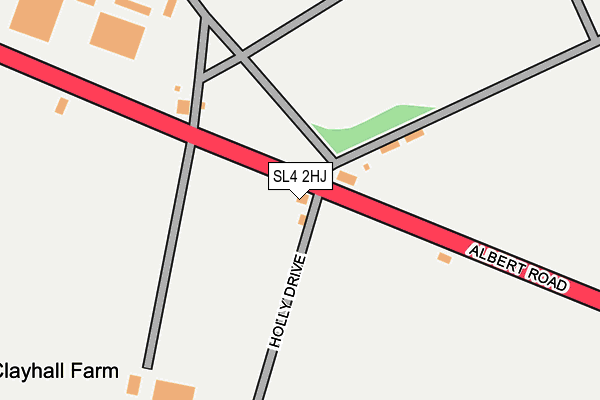 SL4 2HJ map - OS OpenMap – Local (Ordnance Survey) SL4 2HJ map - OS OpenMap – Local (Ordnance Survey)