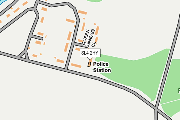 SL4 2HY map - OS OpenMap – Local (Ordnance Survey) SL4 2HY map - OS OpenMap – Local (Ordnance Survey)