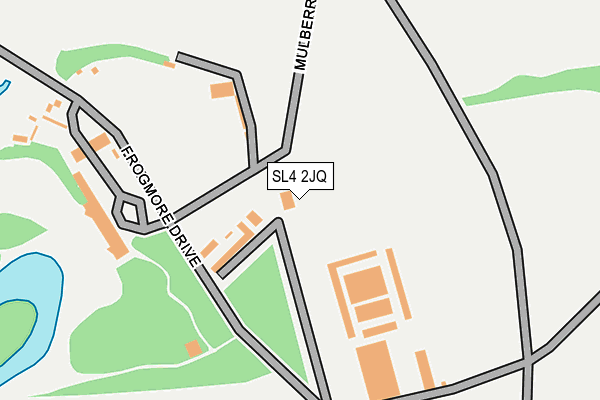 SL4 2JQ map - OS OpenMap – Local (Ordnance Survey) SL4 2JQ map - OS OpenMap – Local (Ordnance Survey)