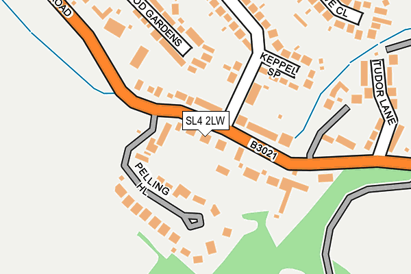 SL4 2LW map - OS OpenMap – Local (Ordnance Survey) SL4 2LW map - OS OpenMap – Local (Ordnance Survey)