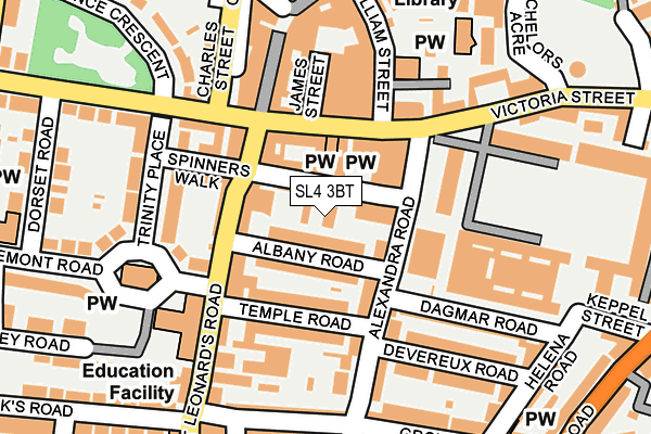 SL4 3BT map - OS OpenMap – Local (Ordnance Survey) SL4 3BT map - OS OpenMap – Local (Ordnance Survey)