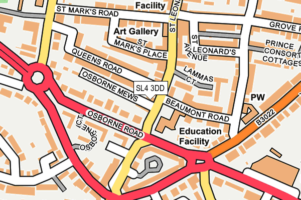 SL4 3DD map - OS OpenMap – Local (Ordnance Survey) SL4 3DD map - OS OpenMap – Local (Ordnance Survey)