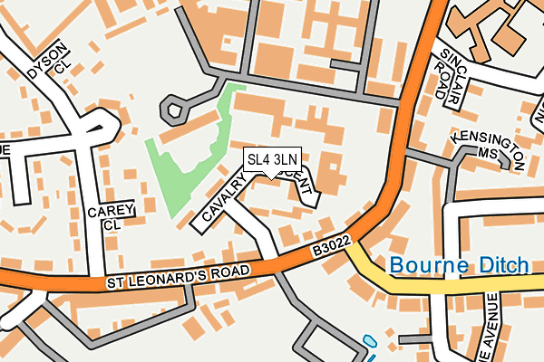 SL4 3LN map - OS OpenMap – Local (Ordnance Survey) SL4 3LN map - OS OpenMap – Local (Ordnance Survey)