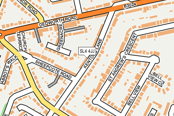 SL4 4JJ map - OS OpenMap – Local (Ordnance Survey) SL4 4JJ map - OS OpenMap – Local (Ordnance Survey)