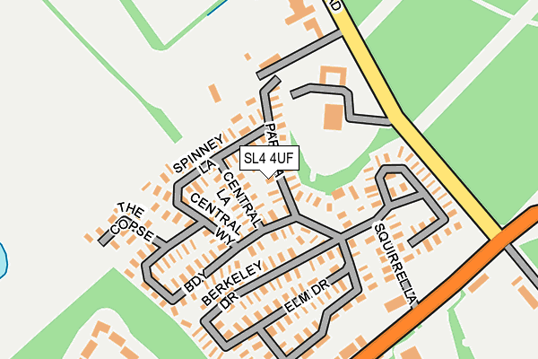 SL4 4UF map - OS OpenMap – Local (Ordnance Survey) SL4 4UF map - OS OpenMap – Local (Ordnance Survey)