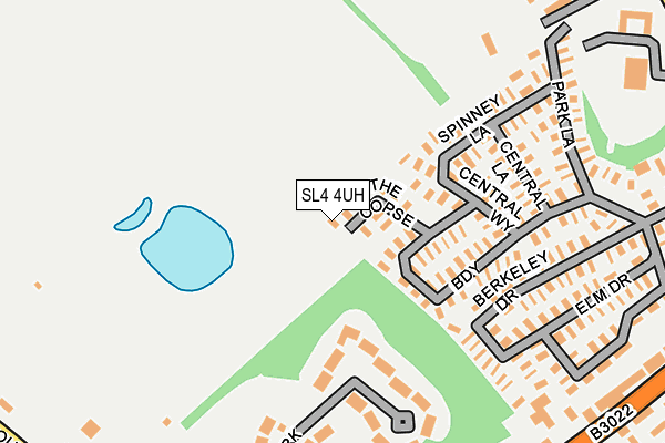 SL4 4UH map - OS OpenMap – Local (Ordnance Survey) SL4 4UH map - OS OpenMap – Local (Ordnance Survey)