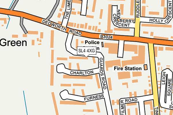 SL4 4XG map - OS OpenMap – Local (Ordnance Survey) SL4 4XG map - OS OpenMap – Local (Ordnance Survey)