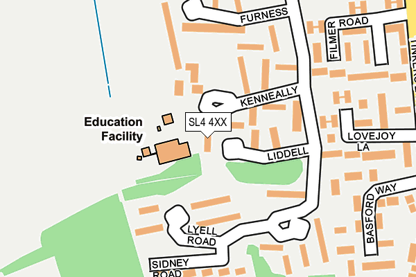 SL4 4XX map - OS OpenMap – Local (Ordnance Survey) SL4 4XX map - OS OpenMap – Local (Ordnance Survey)
