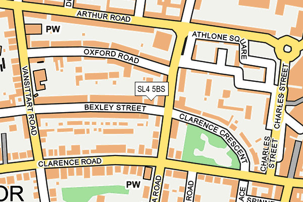 SL4 5BS map - OS OpenMap – Local (Ordnance Survey) SL4 5BS map - OS OpenMap – Local (Ordnance Survey)