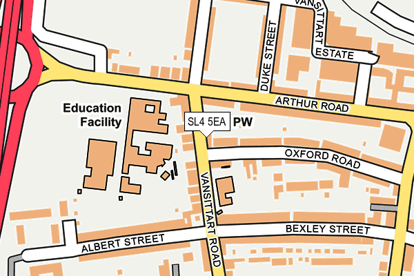 SL4 5EA map - OS OpenMap – Local (Ordnance Survey) SL4 5EA map - OS OpenMap – Local (Ordnance Survey)