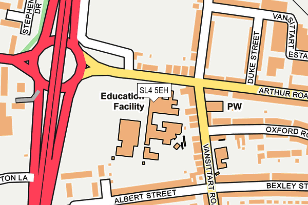 SL4 5EH map - OS OpenMap – Local (Ordnance Survey) SL4 5EH map - OS OpenMap – Local (Ordnance Survey)