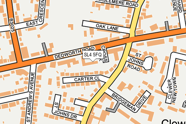 SL4 5FQ map - OS OpenMap – Local (Ordnance Survey) SL4 5FQ map - OS OpenMap – Local (Ordnance Survey)