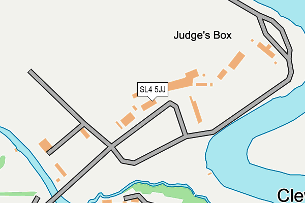 SL4 5JJ map - OS OpenMap – Local (Ordnance Survey) SL4 5JJ map - OS OpenMap – Local (Ordnance Survey)