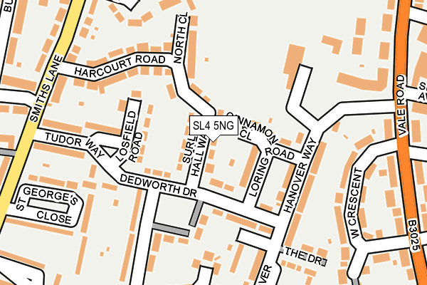 SL4 5NG map - OS OpenMap – Local (Ordnance Survey) SL4 5NG map - OS OpenMap – Local (Ordnance Survey)