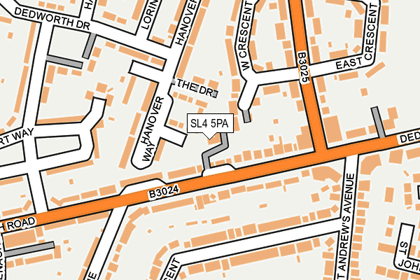 SL4 5PA map - OS OpenMap – Local (Ordnance Survey) SL4 5PA map - OS OpenMap – Local (Ordnance Survey)