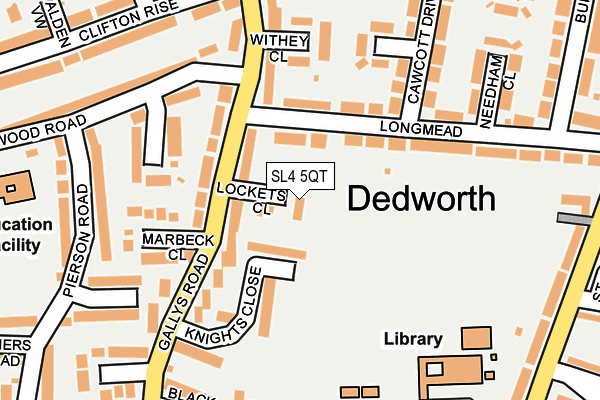 SL4 5QT map - OS OpenMap – Local (Ordnance Survey) SL4 5QT map - OS OpenMap – Local (Ordnance Survey)