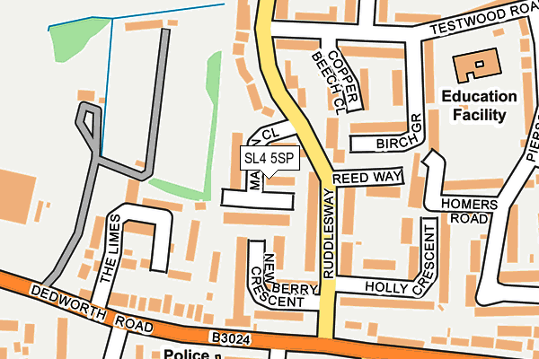 SL4 5SP map - OS OpenMap – Local (Ordnance Survey) SL4 5SP map - OS OpenMap – Local (Ordnance Survey)