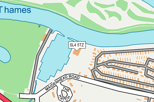 SL4 5TZ map - OS OpenMap – Local (Ordnance Survey) SL4 5TZ map - OS OpenMap – Local (Ordnance Survey)