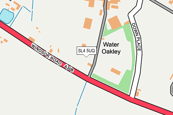 SL4 5UQ map - OS OpenMap – Local (Ordnance Survey) SL4 5UQ map - OS OpenMap – Local (Ordnance Survey)