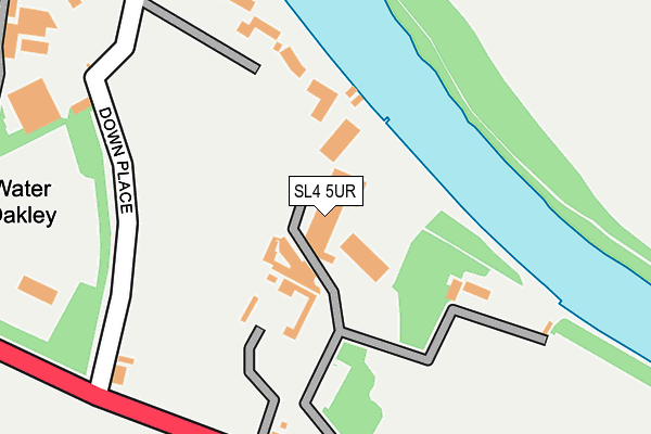 SL4 5UR map - OS OpenMap – Local (Ordnance Survey) SL4 5UR map - OS OpenMap – Local (Ordnance Survey)
