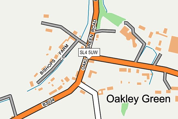 SL4 5UW map - OS OpenMap – Local (Ordnance Survey) SL4 5UW map - OS OpenMap – Local (Ordnance Survey)