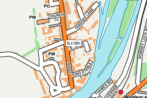 SL4 6BH map - OS OpenMap – Local (Ordnance Survey) SL4 6BH map - OS OpenMap – Local (Ordnance Survey)