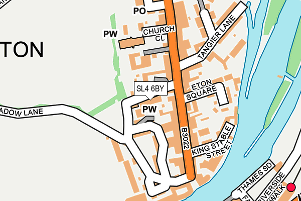 SL4 6BY map - OS OpenMap – Local (Ordnance Survey) SL4 6BY map - OS OpenMap – Local (Ordnance Survey)