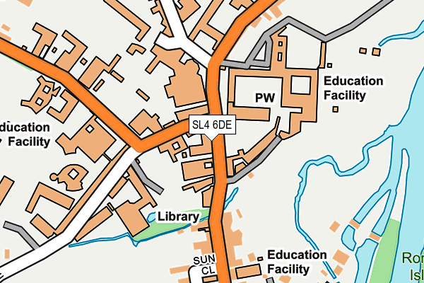 SL4 6DE map - OS OpenMap – Local (Ordnance Survey) SL4 6DE map - OS OpenMap – Local (Ordnance Survey)