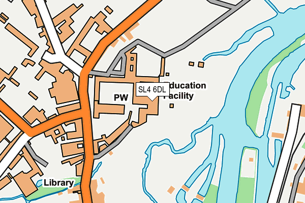 SL4 6DL map - OS OpenMap – Local (Ordnance Survey) SL4 6DL map - OS OpenMap – Local (Ordnance Survey)