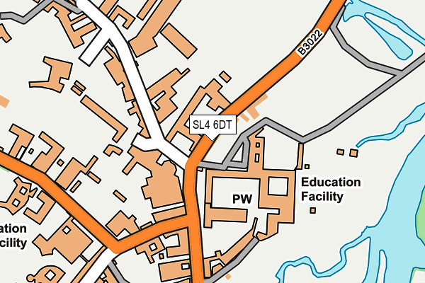 SL4 6DT map - OS OpenMap – Local (Ordnance Survey) SL4 6DT map - OS OpenMap – Local (Ordnance Survey)