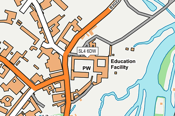 SL4 6DW map - OS OpenMap – Local (Ordnance Survey) SL4 6DW map - OS OpenMap – Local (Ordnance Survey)