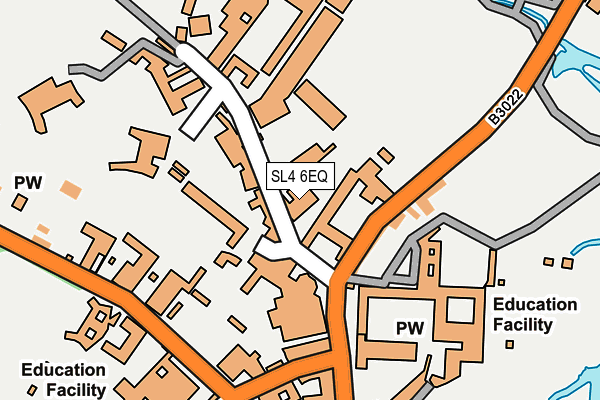 SL4 6EQ map - OS OpenMap – Local (Ordnance Survey) SL4 6EQ map - OS OpenMap – Local (Ordnance Survey)