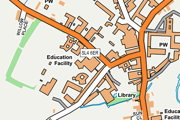 SL4 6ER map - OS OpenMap – Local (Ordnance Survey) SL4 6ER map - OS OpenMap – Local (Ordnance Survey)