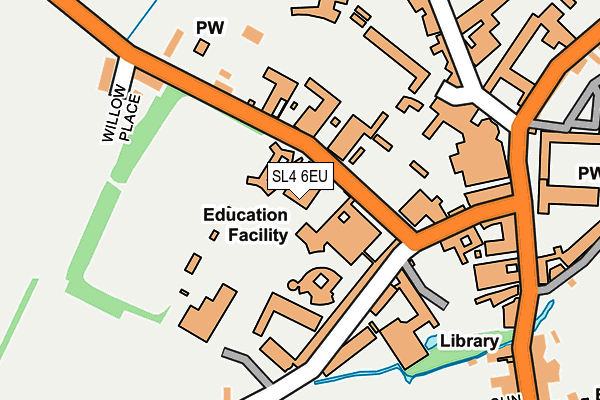 SL4 6EU map - OS OpenMap – Local (Ordnance Survey) SL4 6EU map - OS OpenMap – Local (Ordnance Survey)
