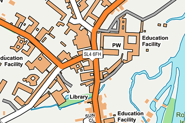 SL4 6FH map - OS OpenMap – Local (Ordnance Survey) SL4 6FH map - OS OpenMap – Local (Ordnance Survey)