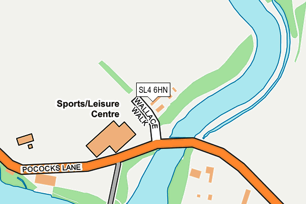 SL4 6HN map - OS OpenMap – Local (Ordnance Survey) SL4 6HN map - OS OpenMap – Local (Ordnance Survey)