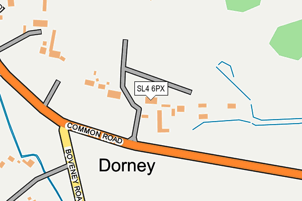 SL4 6PX map - OS OpenMap – Local (Ordnance Survey) SL4 6PX map - OS OpenMap – Local (Ordnance Survey)