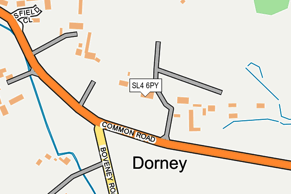 SL4 6PY map - OS OpenMap – Local (Ordnance Survey) SL4 6PY map - OS OpenMap – Local (Ordnance Survey)