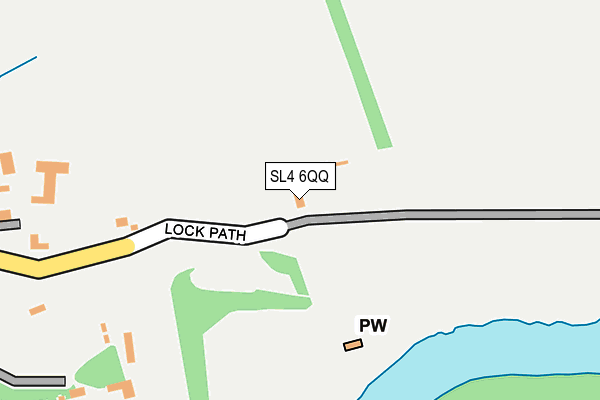 SL4 6QQ map - OS OpenMap – Local (Ordnance Survey)