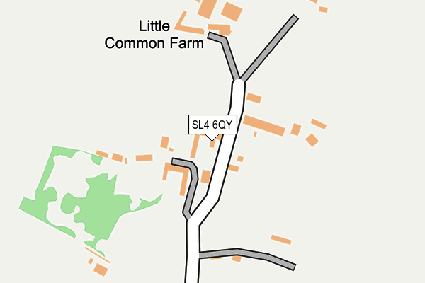 SL4 6QY map - OS OpenMap – Local (Ordnance Survey) SL4 6QY map - OS OpenMap – Local (Ordnance Survey)