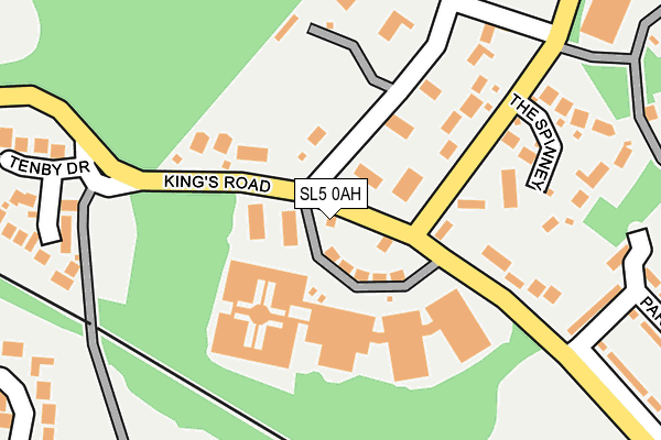 SL5 0AH map - OS OpenMap – Local (Ordnance Survey) SL5 0AH map - OS OpenMap – Local (Ordnance Survey)