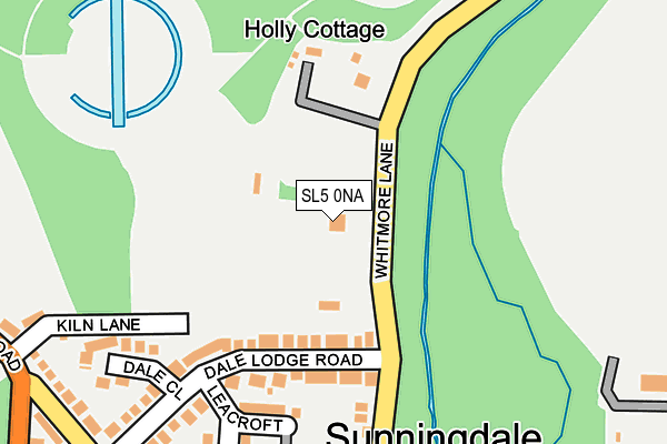 SL5 0NA map - OS OpenMap – Local (Ordnance Survey) SL5 0NA map - OS OpenMap – Local (Ordnance Survey)