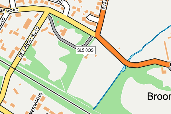 SL5 0QS map - OS OpenMap – Local (Ordnance Survey) SL5 0QS map - OS OpenMap – Local (Ordnance Survey)