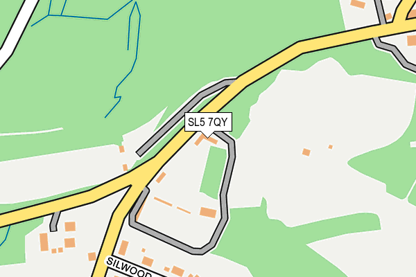 SL5 7QY map - OS OpenMap – Local (Ordnance Survey) SL5 7QY map - OS OpenMap – Local (Ordnance Survey)