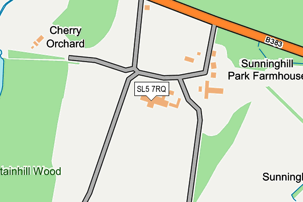 SL5 7RQ map - OS OpenMap – Local (Ordnance Survey) SL5 7RQ map - OS OpenMap – Local (Ordnance Survey)